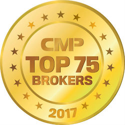 CMP Top 75 Brokers medal